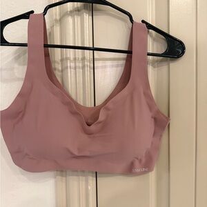 STRM LINE Intimates Mauve Rose Pink BRA XXL Lounge Sport Removable Cup Wireless